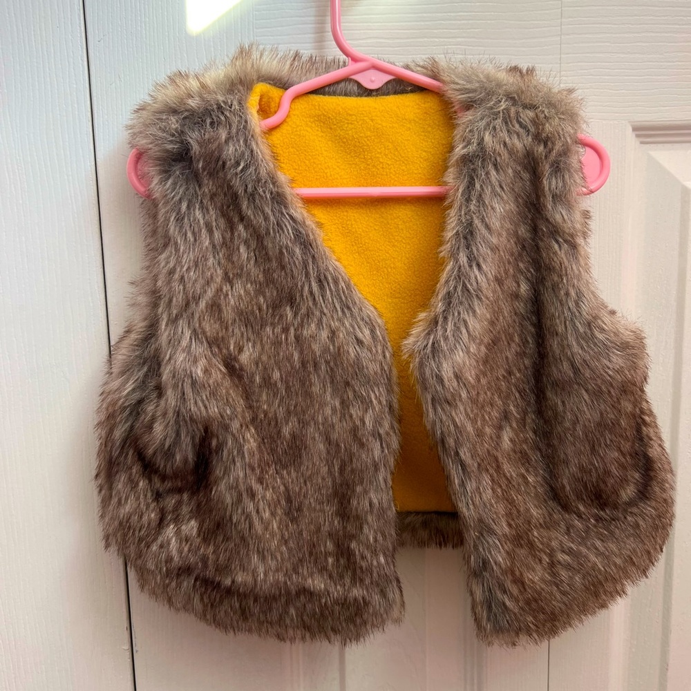Girls Faux Fur Vest